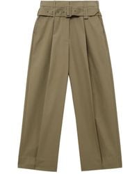 Simone Rocha - Plissierte Hose mit Gürtel - Lyst