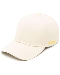 Aspesi - Curved-peak Cotton Baseball Cap - Lyst