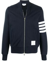Thom Browne - 4-bar Stripe Zip-up Sweatshirt - Lyst