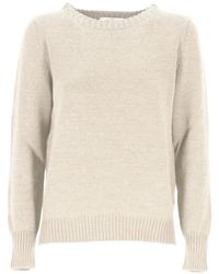 Gran Sasso - Crew-Neck Wool Sweater - Lyst