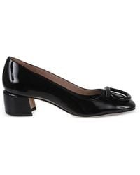 Ferragamo - Gancini Leather Pumps - Lyst