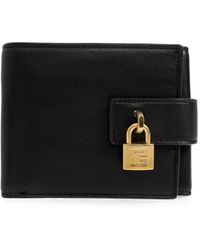 Balmain - Logo-Padlock Calf Leather Wallet - Lyst