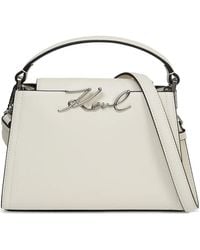 KARL LAGERFELD - K/Signature Top-Handle Crossbody Bag - Lyst