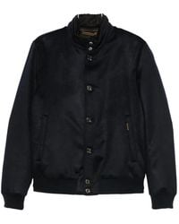 Moorer - Button-Fastening Bomber Jacket - Lyst