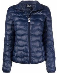 EA7 - Piumino Con Stampa - Lyst