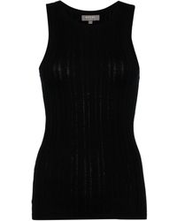 N.Peal Cashmere - Round-neck Ribbed-knit Tank Top - Lyst