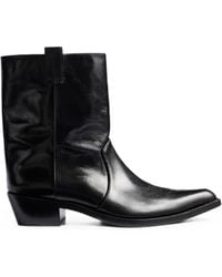 KHAITE - Bottines D'Inspiration Western À Bout Pointu - Lyst