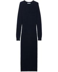 Prada - Maxikleid mit Rundhalsausschnitt - Lyst