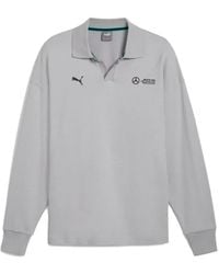 PUMA - X Mercedes Amg Petronas F1 Team Logo-Embroidered Polo Shirt - Lyst