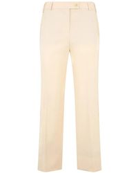 Moschino - Straight-Leg Wool Trousers - Lyst