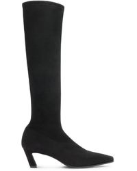 Stuart Weitzman - Stassi Stretch-Suede Boots - Lyst