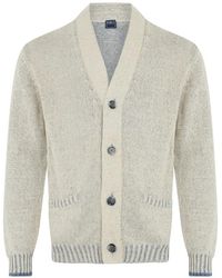 Fedeli - Knitted Long-Sleeve Cardigan - Lyst
