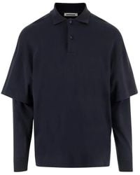 DARKPARK - Zack Layered Polo Shirt - Lyst