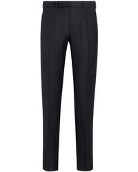 ZEGNA - Trofeo Tailored Wool Trousers - Lyst