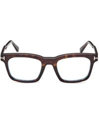 Tom Ford - Brille Mit Eckigem Gestell - Lyst
