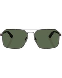 Versace - Vesta Navigator Geometric-Frame Sunglasses - Lyst