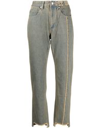 Izzue - High-rise Straight-leg Jeans - Lyst