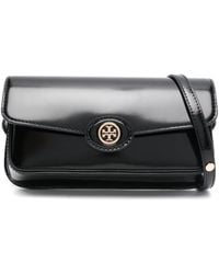 Tory Burch - Borsa A Tracolla Robinson Effetto Spazzolato - Lyst