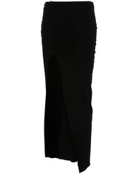 Rick Owens - Knitted Midi Skirt - Lyst