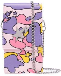 A Bathing Ape Graphic-print Chain-link Phone Case - Pink