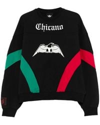 adidas - X Willy Chavarria Eagle-Graphic Crew-Neck Sweatshirt - Lyst