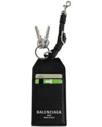 Balenciaga - Strap Leather Cardholder - Lyst