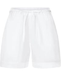 Loulou de Saison - Malone Drawstring Shorts - Lyst