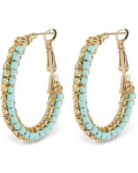 Gas Bijoux - Lyre Lucky Hoop Earrings - Lyst