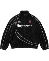Supreme - X Umbro Velour Track Jacket - Lyst