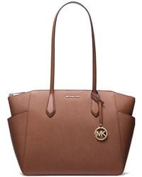 Michael Kors - Marilyn Leather Tote Bag - Lyst