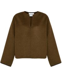 Yves Salomon - V-Neck Top - Lyst