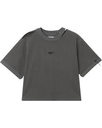 Izzue - Cut-Out Detail T-Shirt - Lyst