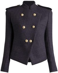 Balmain - Tweed 6-Button Jacket - Lyst