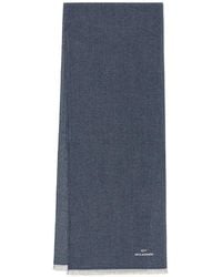 Paul & Shark - Sciarpa Con Logo Ricamato E Frange - Lyst