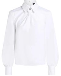 Karl Lagerfeld - Tie-Detail Blouse - Lyst