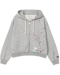 Maison Mihara Yasuhiro - Kids Sticker-Printed Zip-Up Hoodie - Lyst