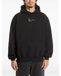 Karlkani - Logo-Embroidered Hoodie - Lyst
