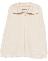 OPEN YY - Waffle Balaclava zip-up hoodie - Lyst