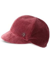 Maison Michel - Emy Baseballkappe Aus Cord - Lyst