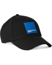 KARL LAGERFELD - Logo-Appliqué Baseball Cap - Lyst