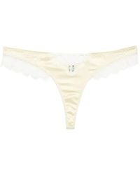 Kiki de Montparnasse - Lace Inset Thong - Lyst