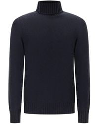Piacenza Cashmere - Ribbed-Knit Roll-Neck Sweater - Lyst