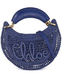 Chloé - Mini Sac À Bandoulière Summer Banana À Logo Brodé - Lyst