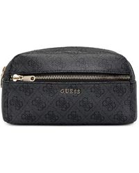 Guess - Kosmetiktasche Mit Logo-Print - Lyst