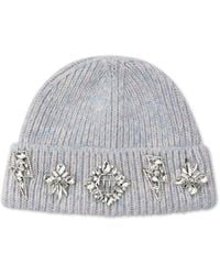 Philipp Plein - Brooch-Detail Beanie - Lyst