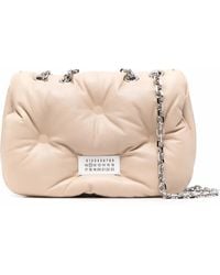 Maison Margiela - Ecru Leather Glam Slam Shoulder Bag - Lyst