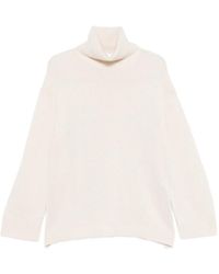 Allude - Gerippter Rollkragenpullover - Lyst