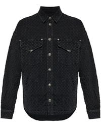 Versace Jeans Couture - Denim Shirt Jacket - Lyst