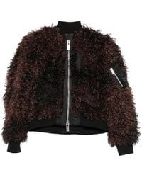 Sacai - Zip-Up Bomber Jacket - Lyst