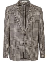 Tagliatore - Checked Single-Breasted Jacket - Lyst